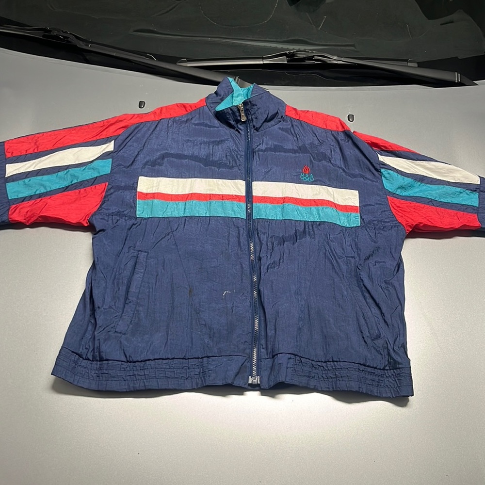 crazy USA Olympic vintage windbreaker
